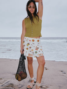 Star Skirt | Caviar Dreams White