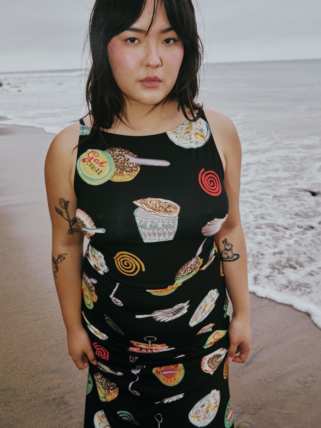 Maya Dress | Caviar Dreams Black