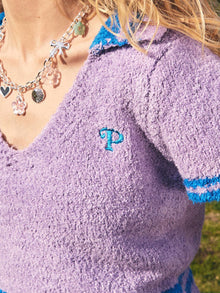 Cynthia Fuzzy Polo | Polly Pocket™ Purple