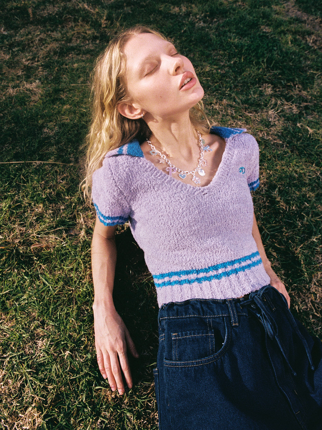 Cynthia Fuzzy Polo | Polly Pocket™ Purple