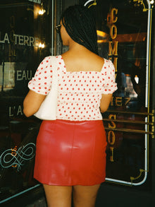 Macey Skirt | Cherry Red