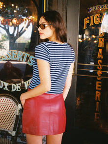 Macey Skirt | Cherry Red