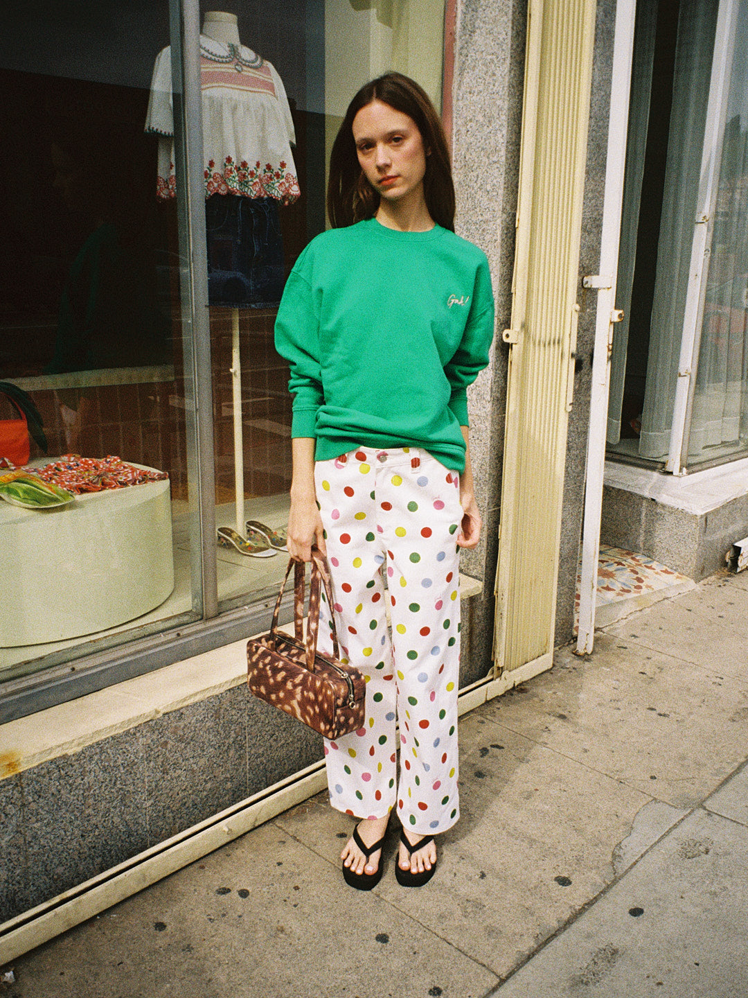 Organic Fleece Sweatshirt | Basil