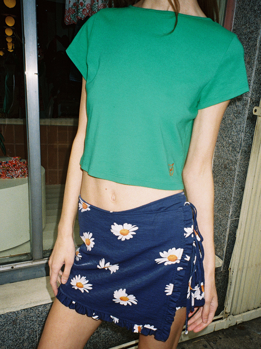 Christy Skort | Navy Daisy
