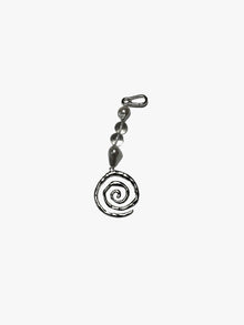 Vortex Keychain | Silver