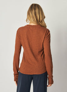 Long Sleeve Crew Tee | Twilight Gold