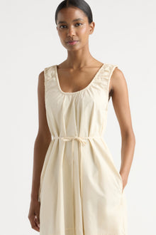 Isilda | Midori Organic Cotton U-Neck Dress in Size Extra Small
