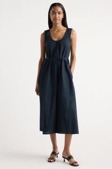 Isilda | Midori Organic Cotton U-Neck Dress in Size Extra Small