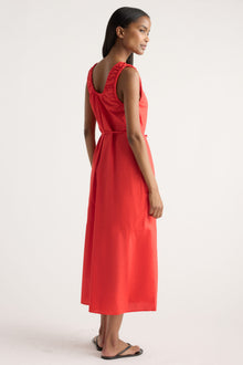 Isilda | Midori Organic Cotton U-Neck Dress in Size Extra Small