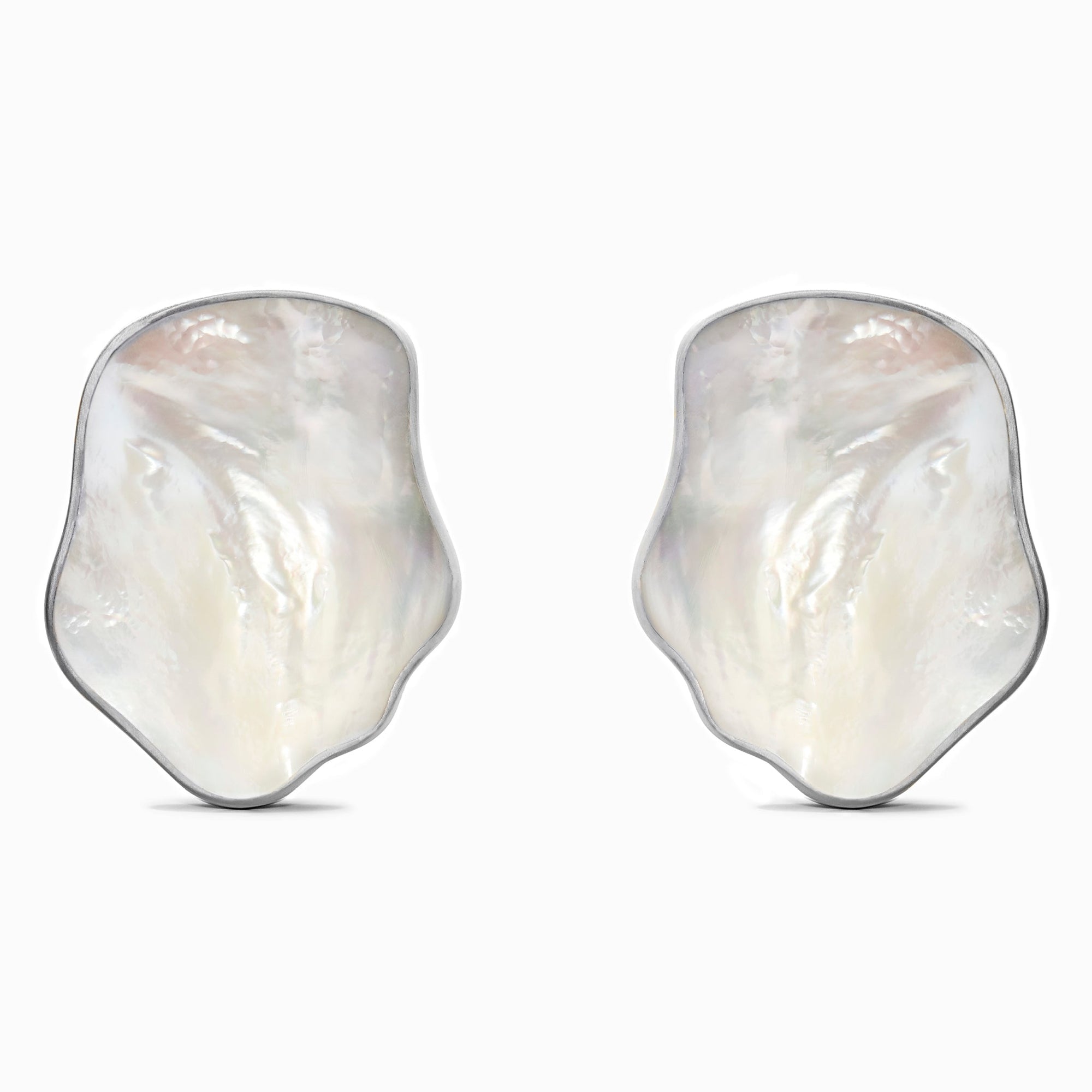 Wynona Earrings | Sterling Silver | Mother of Pearl