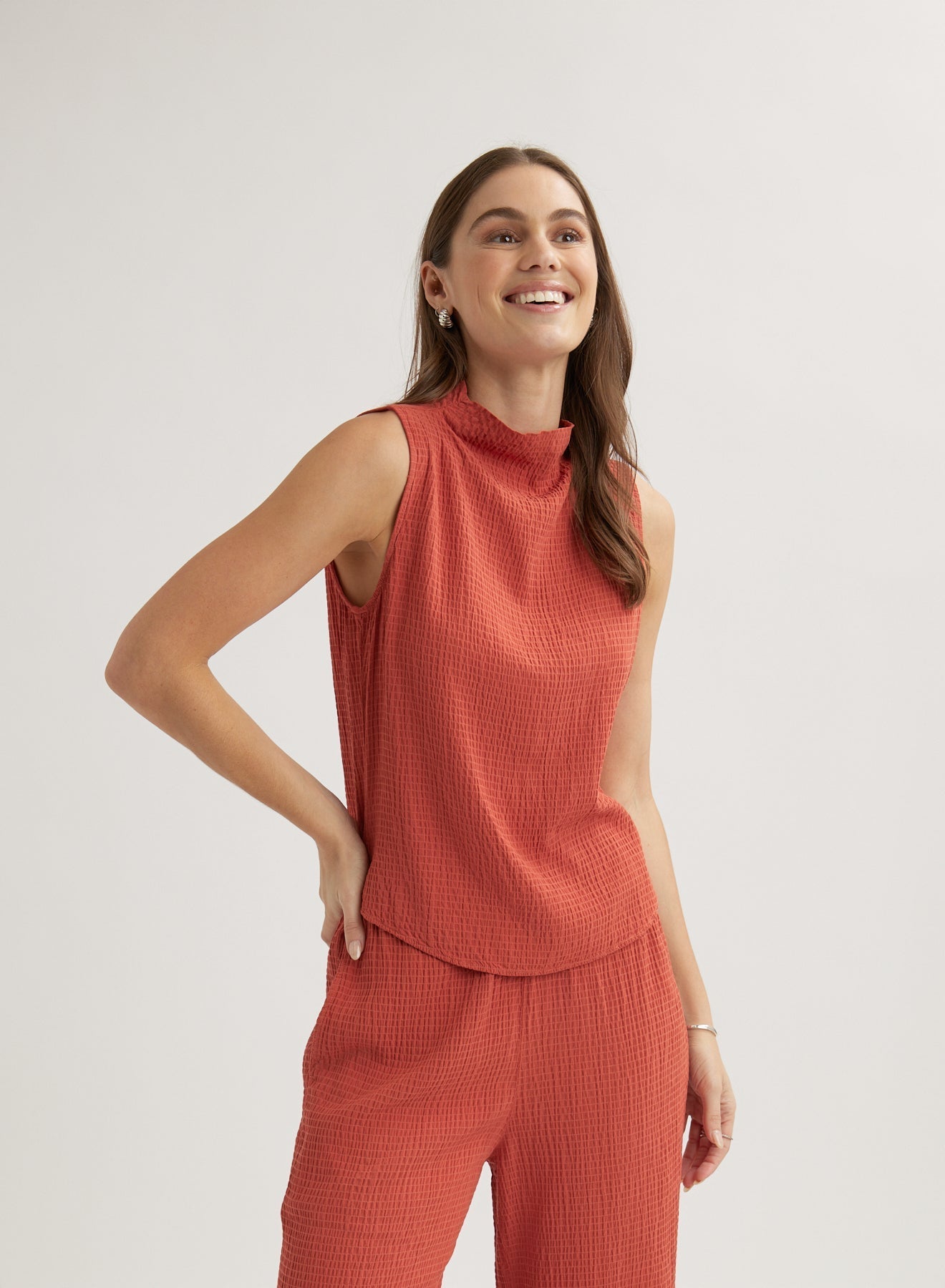 Mock Neck Top | Jasper Rose