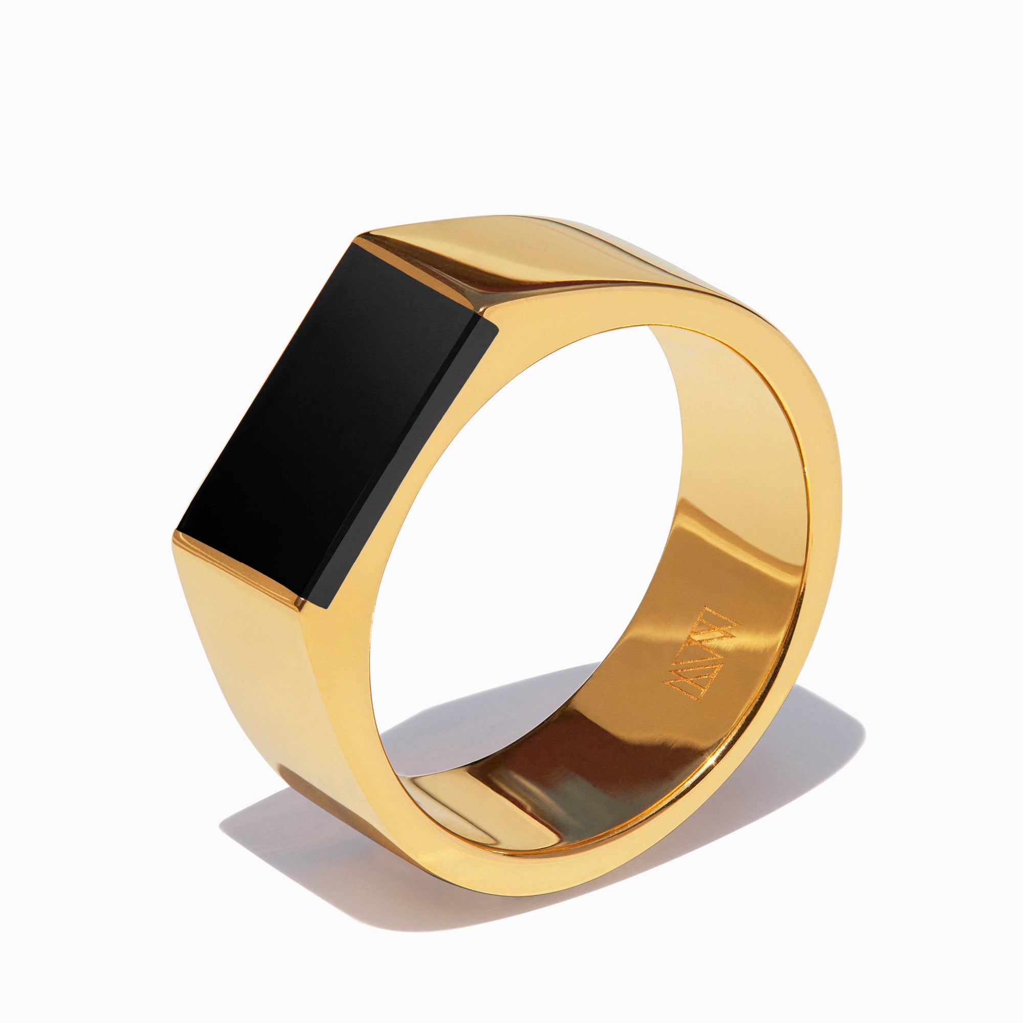 Paradox Ring | 18K Gold-Plated on Brass | Jet Black