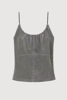 RenÃ©e | Nefferti Corduroy Ruched Cami in Size Extra Small