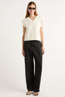 Kelsey | Nicola Organic Cotton Sweater Vest in Size Small