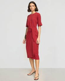 Olivia | Noa Organic Cotton T-Shirt Wrap Dress in Size Small 