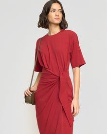 Olivia | Noa Organic Cotton T-Shirt Wrap Dress in Size Small 