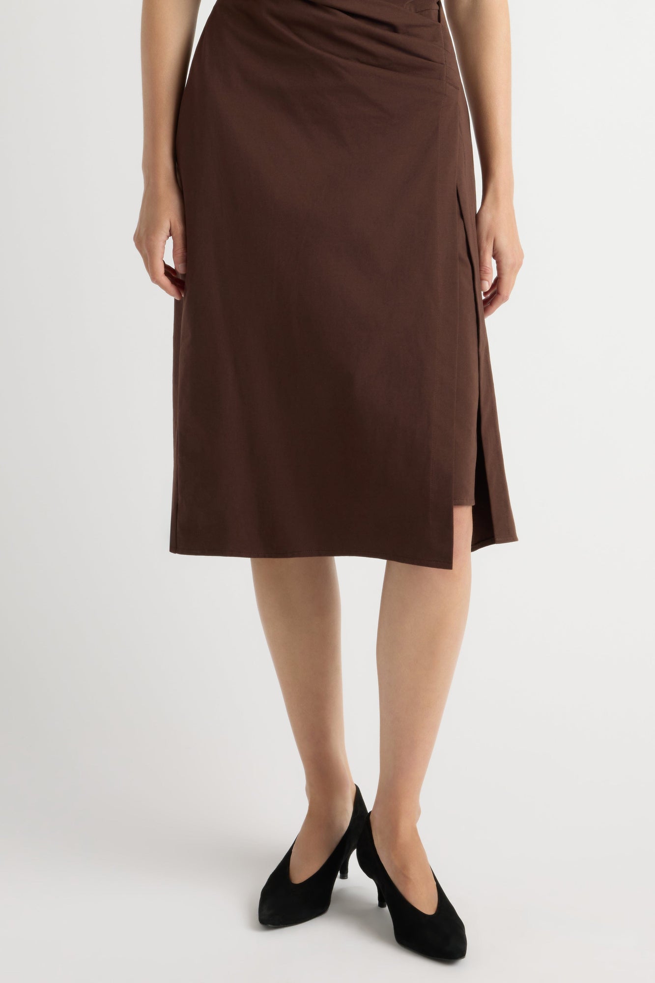 Mali | Noelle Asymmetric-Wrap Dress in Size Small