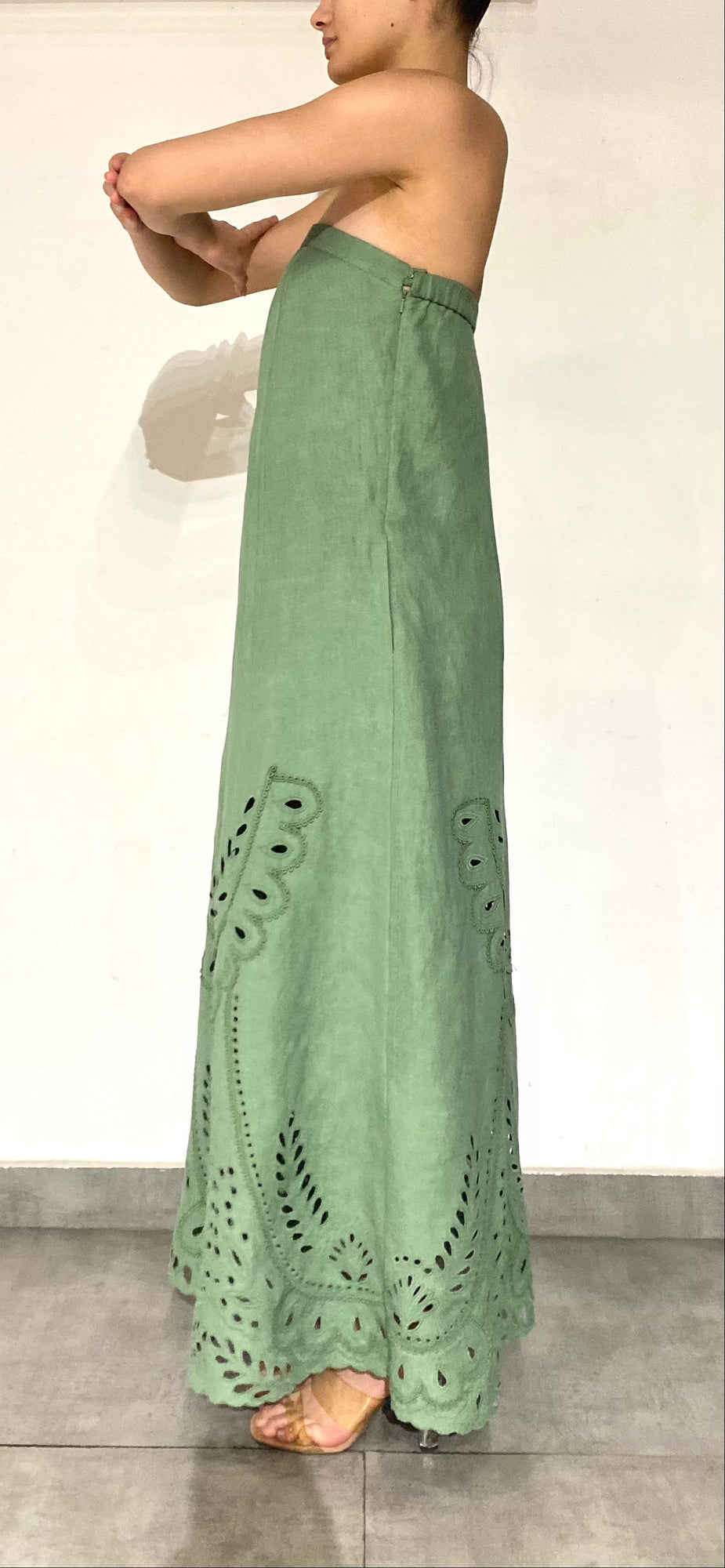 Alya Long Dress | Green