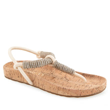 Leve Sandal Footbed | Crystal/Champagne