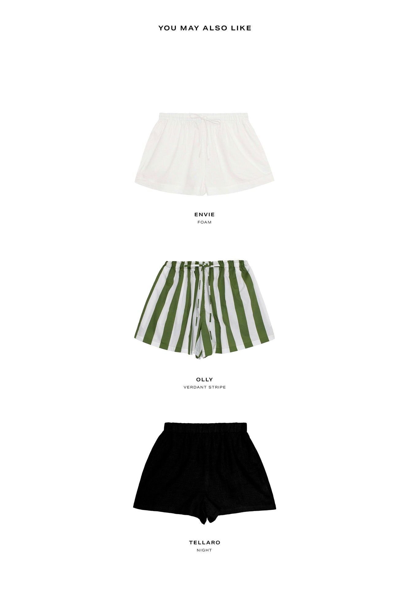 Olly Shorts | Verdant Stripe