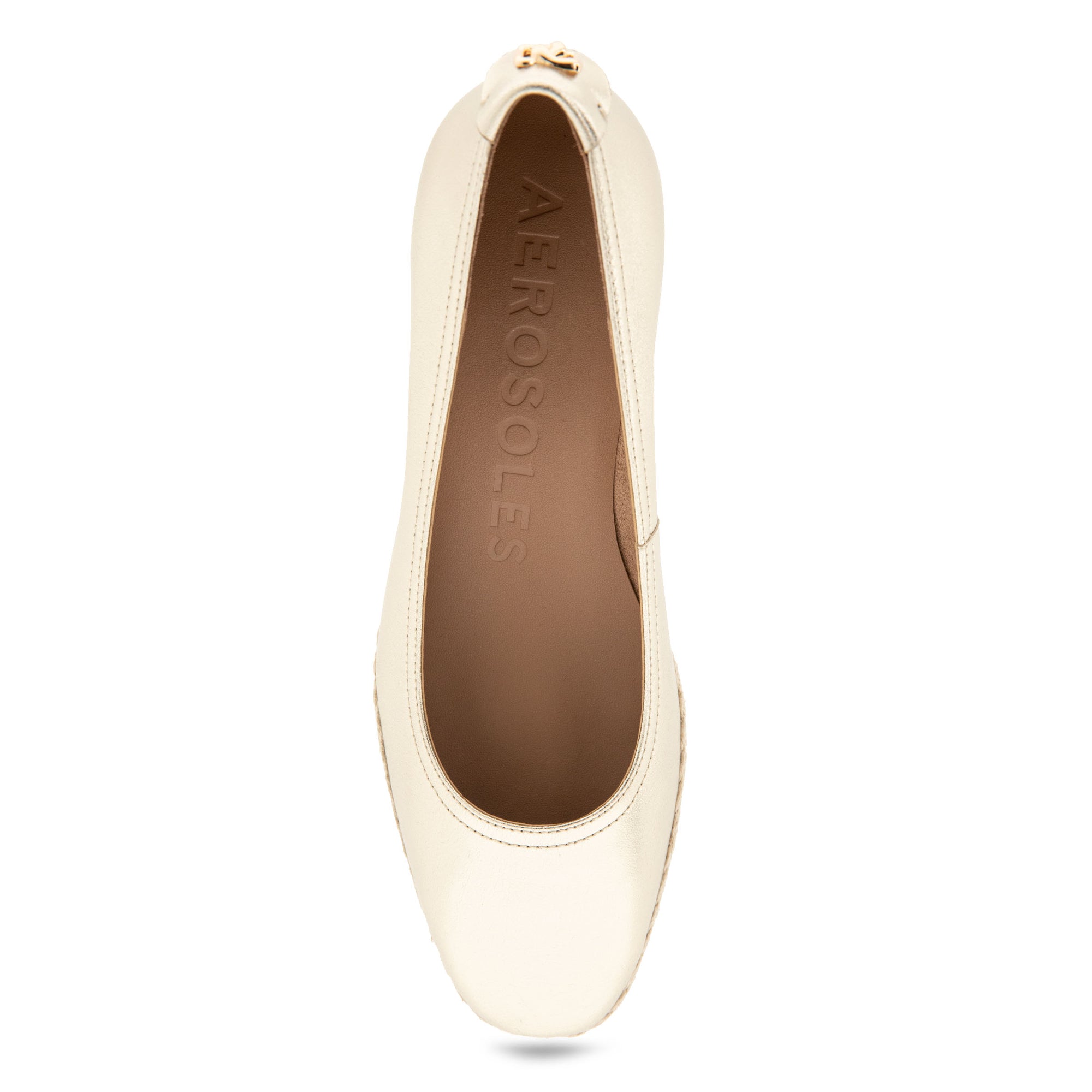 Roma Dress Wedge | Soft Gold Leather