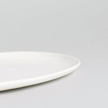 Oval Serving Platter | Speckled White