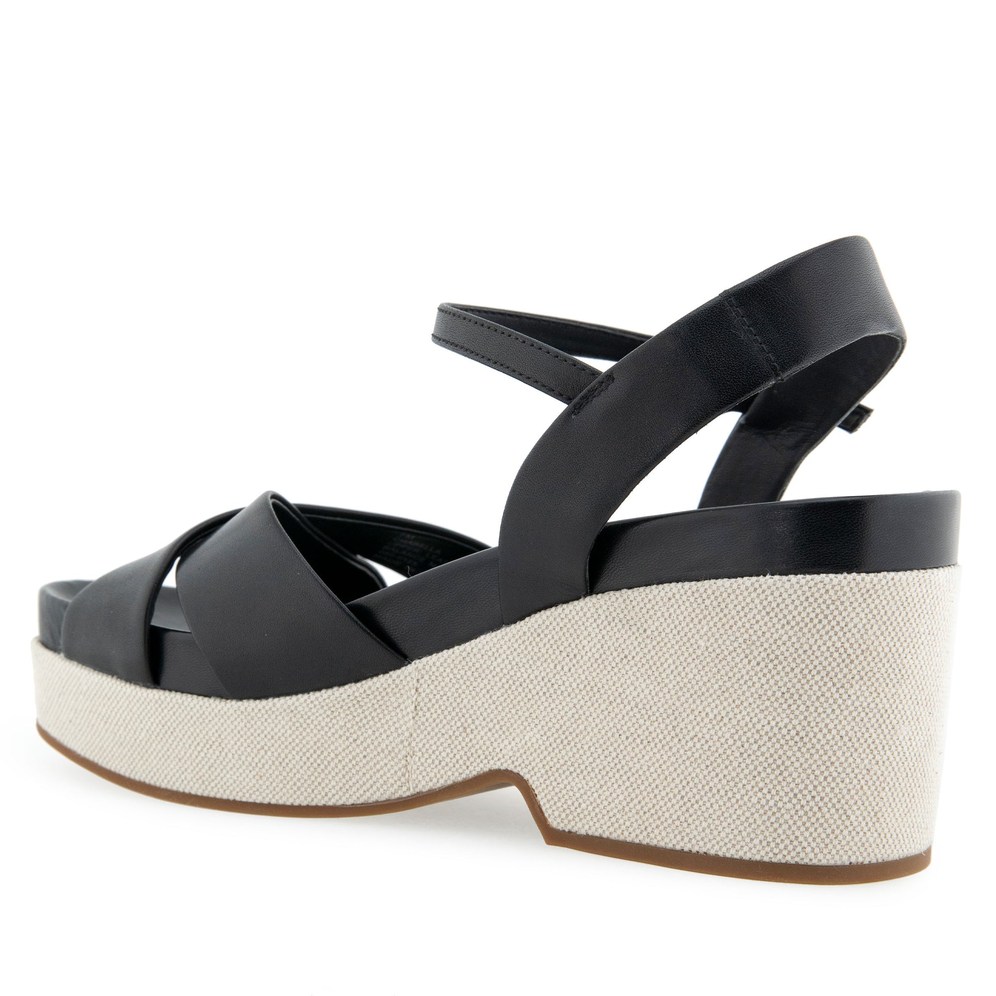 Chabella Sandal Dress Platform | Black Leather