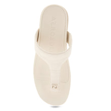 Clio Sandal Dress Block Heel | Eggnog Leather/Cork Heel