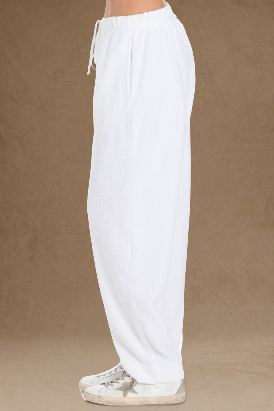 Women | Vintage Reversed Fleece Slouchy Sweatpant | Off-White