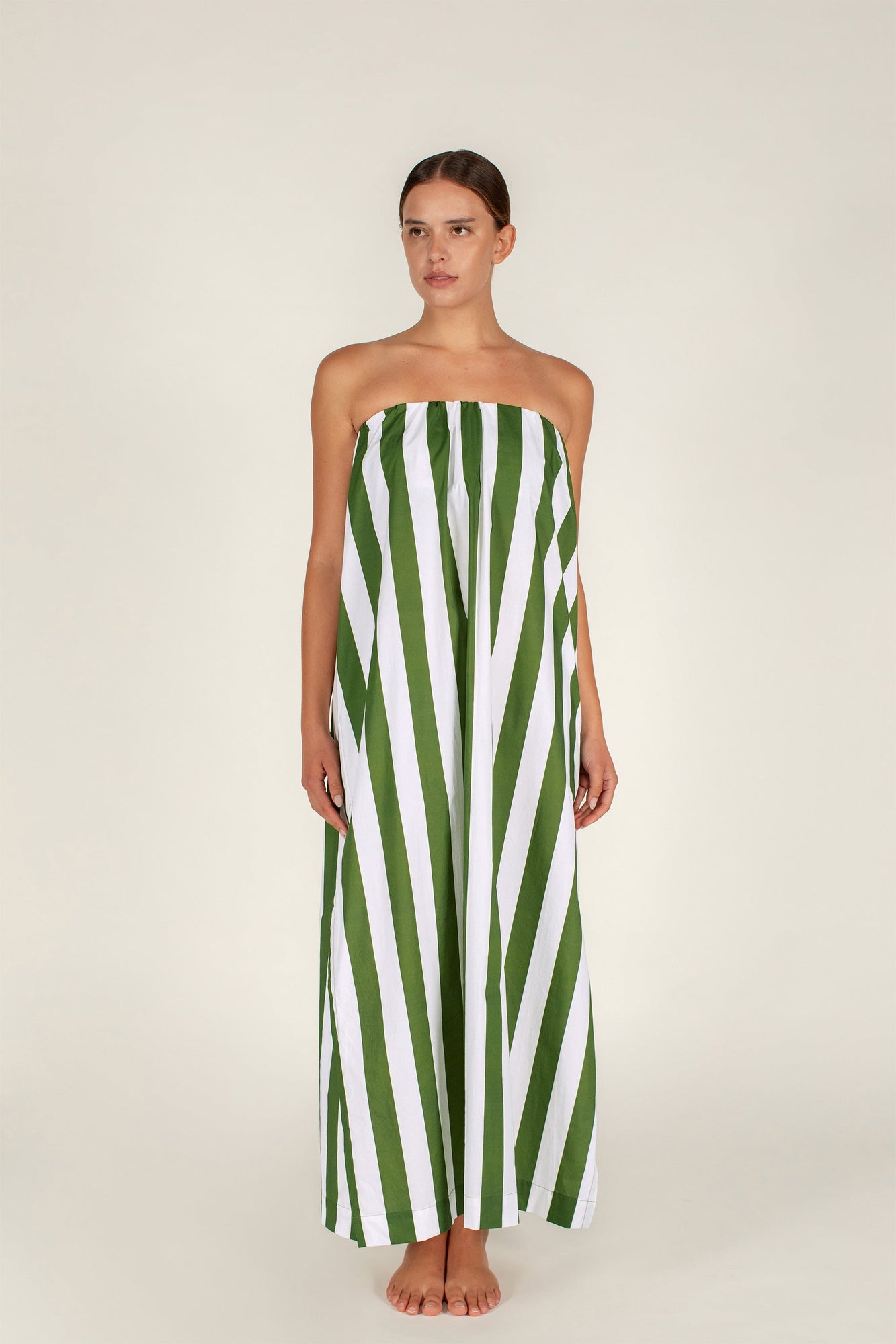 Papio Dress | Verdant Stripe