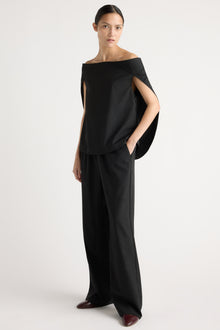 Charlotte | Parmer Lightweight Wool-Blend Pant in Size Small