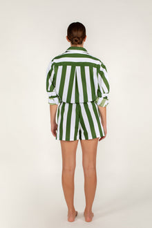 Alki Short | Verdant Stripe