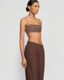 Vanessa | Paula Smocked-Waist Organic Cotton Pant in Size Small