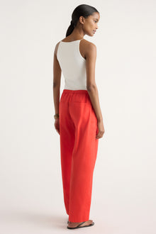 Isilda | Paula Stretch-Waist Organic Cotton Pant in Size Extra Small