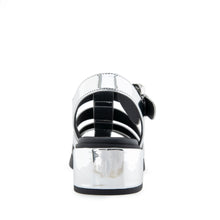 Dapper Casual Fisherman | Silver Mirror Metallic Faux Leather