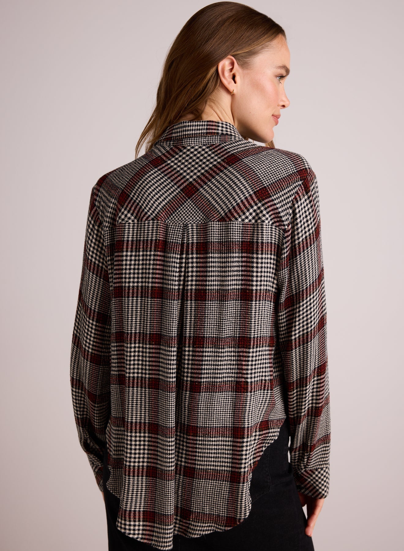 Pocket Shirt Tail Button Down | Winter Glen Plaid