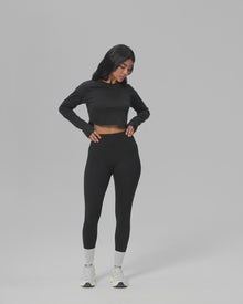 High-Waisted Impact Mesh Leggings | Rust Brown
