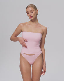 Seamless Full-Length Tube Top | Black