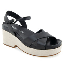 Chabella Sandal Dress Platform | Black Leather