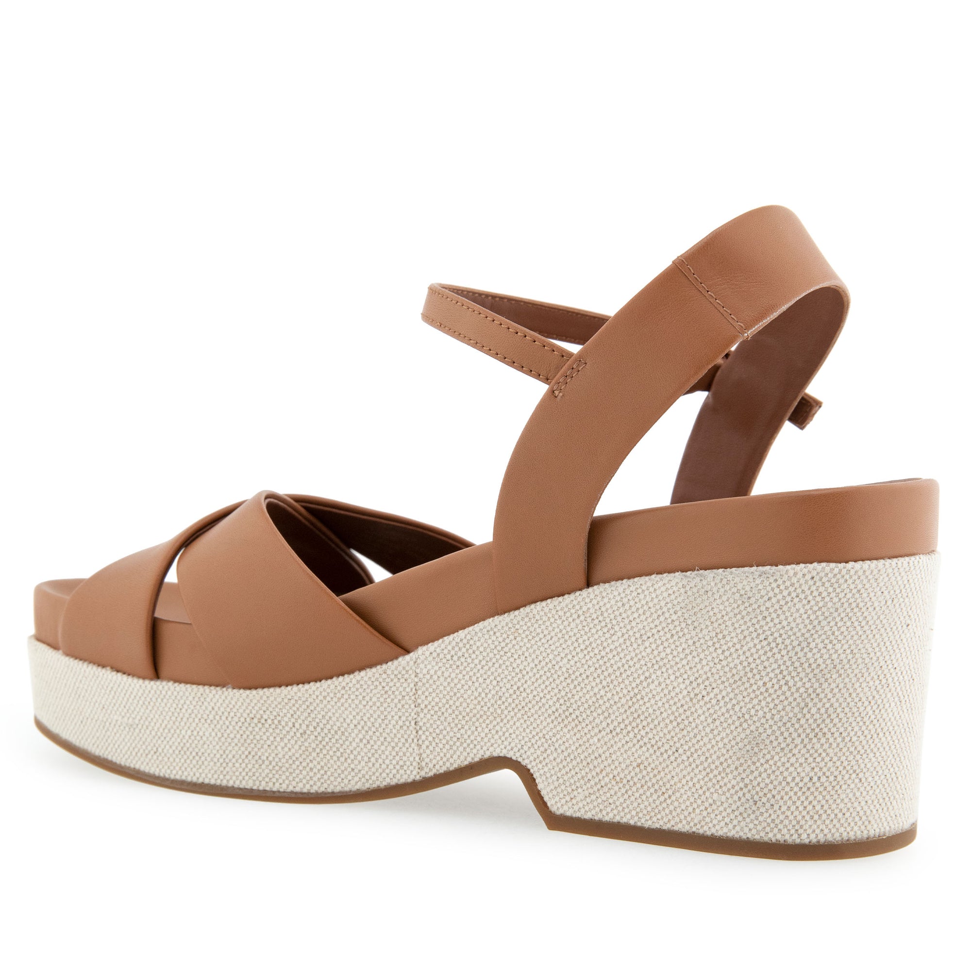 Chabella Sandal Dress Platform | Tan Leather