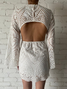 Pearl Short Dress | White