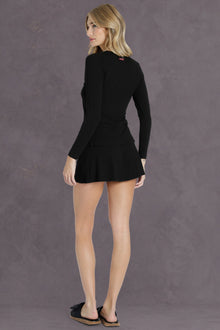 Women | Pull-On Mini Skirt | Black