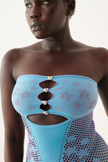 Roxie Dress | Crypto Blue