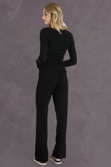 Women | Drawstring Relaxed Pant | Black
