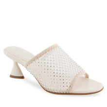 Jamila Sandal Dress Sculpted | Crystal/Eggnog Mesh Fabric