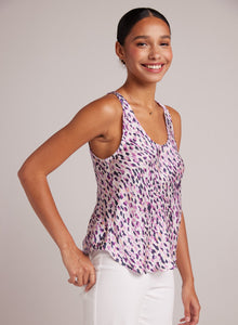 Scoop Neck Tank | Confetti Print