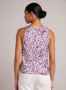 Scoop Neck Tank | Confetti Print