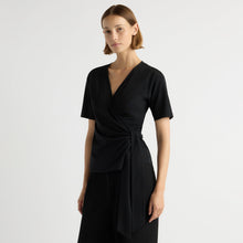 Mali | Sena Organic Cotton Wrap Tee in Size Small