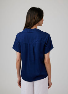 Short Sleeve Pullover | Navy Coast