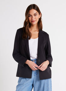 Single Breasted Blazer | Black